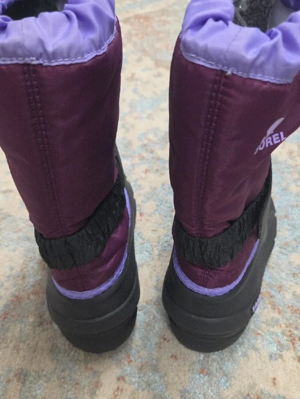 Sorel Kids' Size 3 Purple Insulated Snow Boots